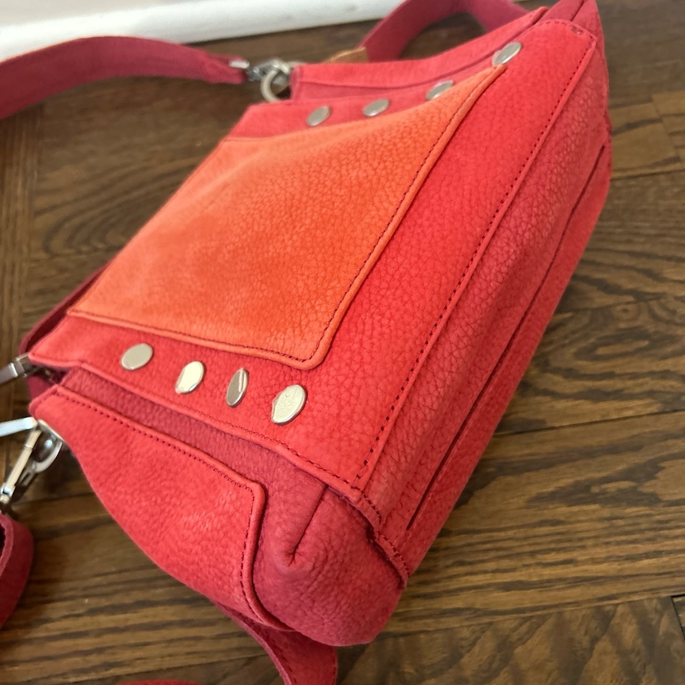 Hammitt Sonoran layered nubuck red and Orange medium Bryant Bag - Picture 12 of 15